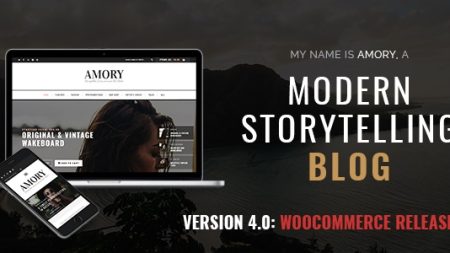 Amory Blog - A Responsive WordPress Blog Theme v4.4