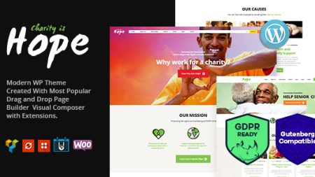 Hope | Non-Profit, Charity & Donations WordPress Theme + RTL v2.2.1