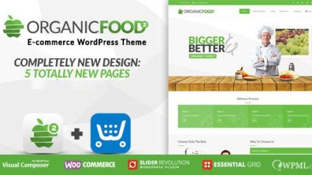 Organic Food - Farm & Food Business Eco WordPress Theme v1.2.1