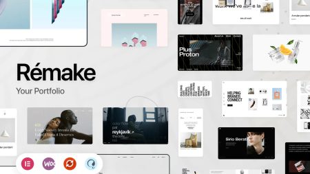 Remake - Minimalist Portfolio WordPress Theme v1.0.10