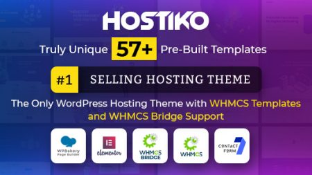 Hostiko - WordPress WHMCS Hosting Theme v83.0.0
