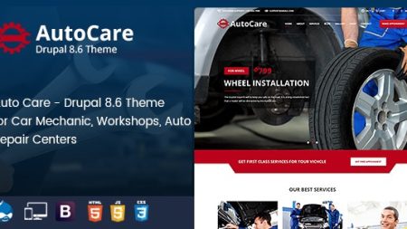 Auto Care - Car Mechanic Drupal Theme