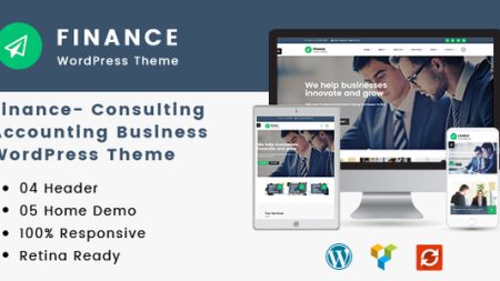 Finance - Consulting, Accounting WordPress Theme v1.3.9