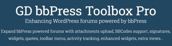 GD bbPress Toolbox Pro v7.6