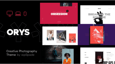 Orys v.1.0.5 – Creative Photography Theme