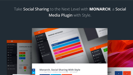 Monarch v1.4.13 - A Better Social Sharing Plugin