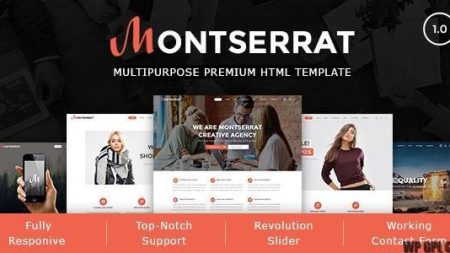 Monsterrat v1.2.1 - Minimal WordPress Portfolio Theme