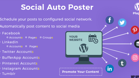 Social Auto Poster – Scheduler & Marketing Plugin For WordPress v5.3.15