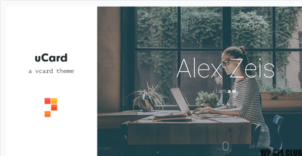 uCard ? vCard & Resume v.1.2.0 WordPress Theme
