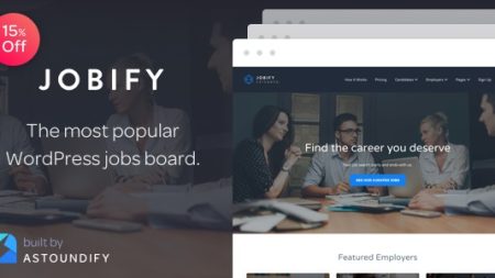 Jobify - The Most Popular WordPress Job Board Theme V4.2.7