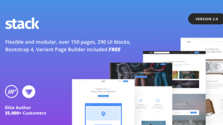 Stack - Multi Purpose HTML with Page Builder v2.0.6