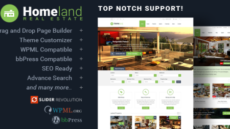 Homeland - Responsive Real Estate Theme for WordPress v3.3.1