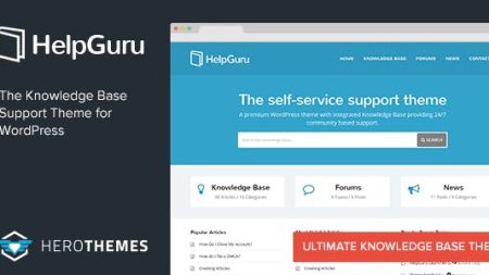 HelpGuru - A Self-Service Knowledge Base WordPress Theme v1.7.5