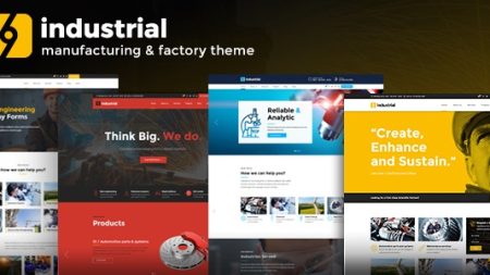 Industrial - Corporate, Industry & Factory WordPress Themes v1.5.2