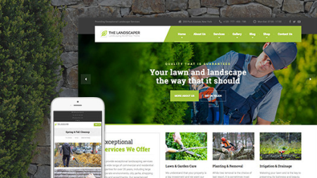 The Landscaper - Lawn & Landscaping WP Theme  v3.2.1