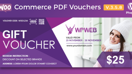 WooCommerce PDF Vouchers - Ultimate Gift Cards WordPress Plugin v4.9.3