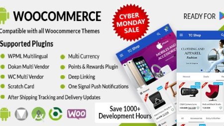 Android Woocommerce - Universal Native Android Ecommerce / Store Full Mobile Application V1.9.4