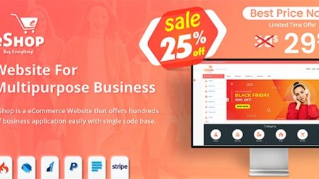 eShop Web - eCommerce Single Vendor Website 4.1.0