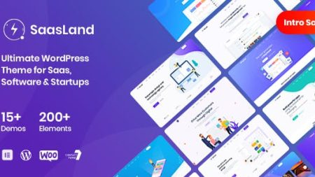 Saasland - MultiPurpose WordPress Theme for Saas Startup v3.6.5
