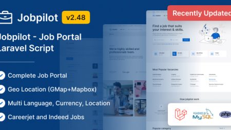 Jobpilot – Job Portal Laravel Script v2.48.8