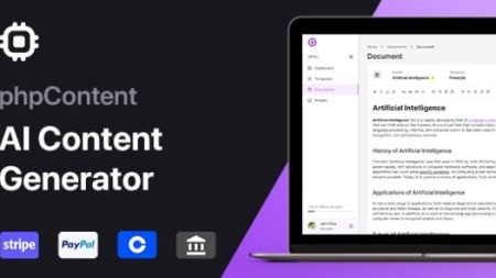 phpContent - AI Content Generator Platform (SaaS)  v1.2.0