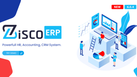 ZiscoERP v6.0.4 - Powerful HR, Accounting, CRM System