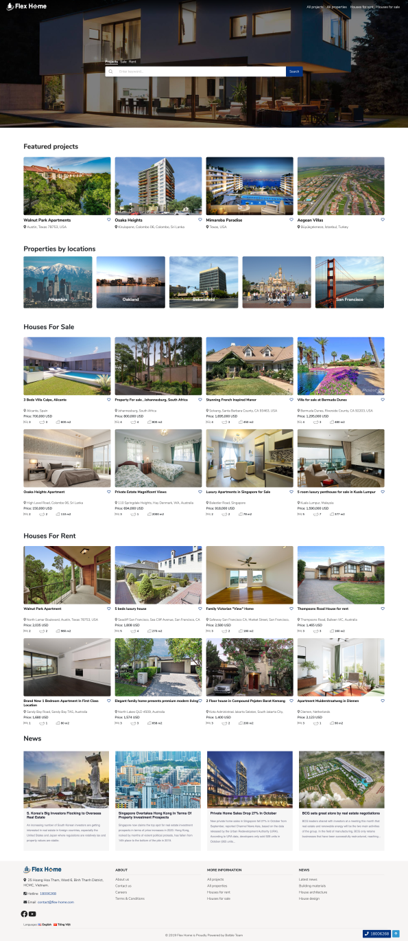 Flex Home v2.45.0 - Laravel Real Estate Multilingual System