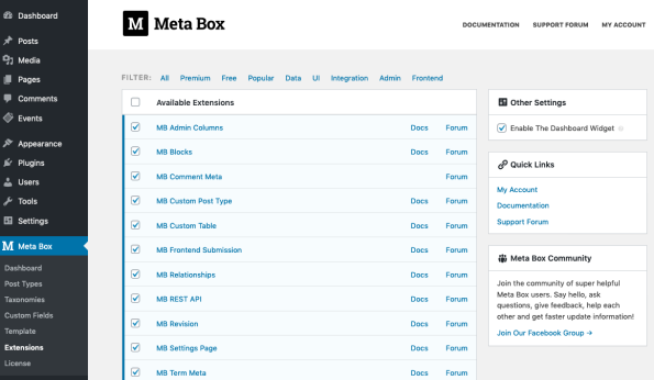 Meta Box AIO – All Meta Box extensions v1.28.0